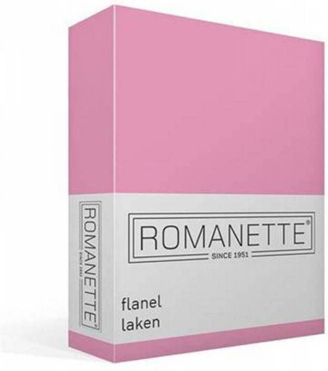Romanette Flanellen Laken Lits jumeaux(240x260 Cm )