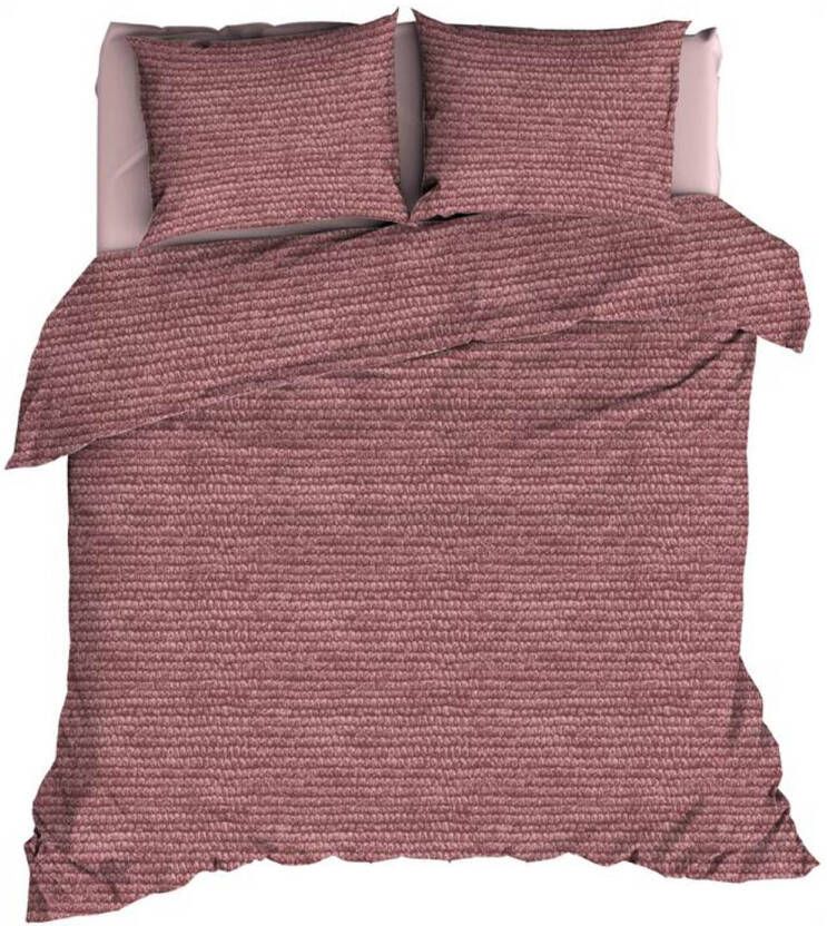Romanette Mazerattan Dekbedovertrek Lits jumeaux(240x200/220 Cm + 2 Slopen) Katoen Oudrose