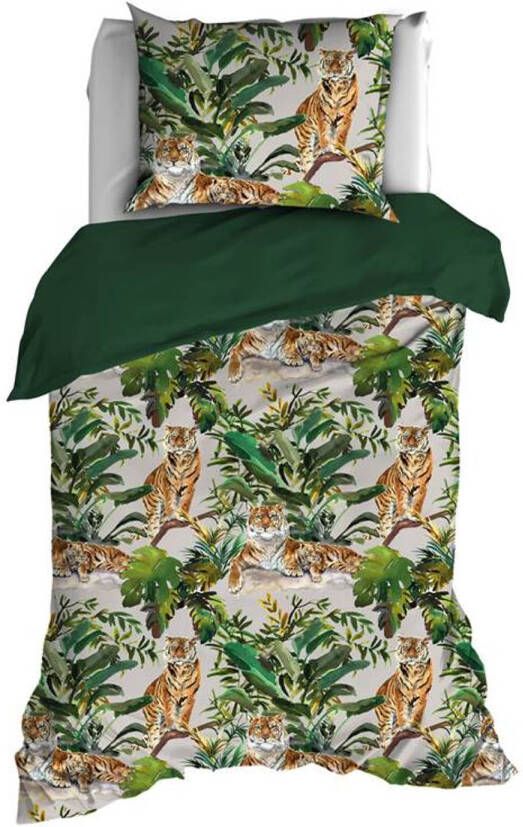 Romanette Tigger Dekbedovertrek 1 persoons(140x200/220 Cm + 1 Sloop) Katoen Multi