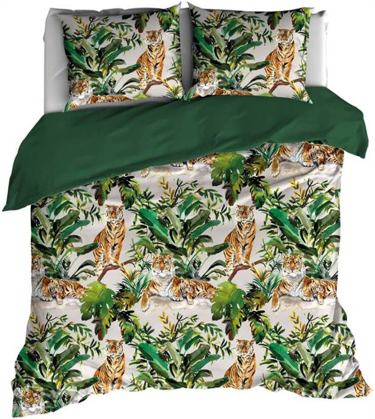 Romanette Tigger Dekbedovertrek Lits jumeaux(240x200/220 Cm + 2 Slopen) Katoen Multi