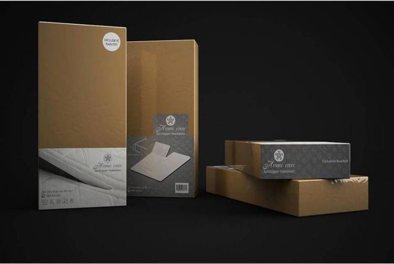 Sleeptime Splittopper Hoeslaken 100% Katoen 90cm Splitdiepte Taupe