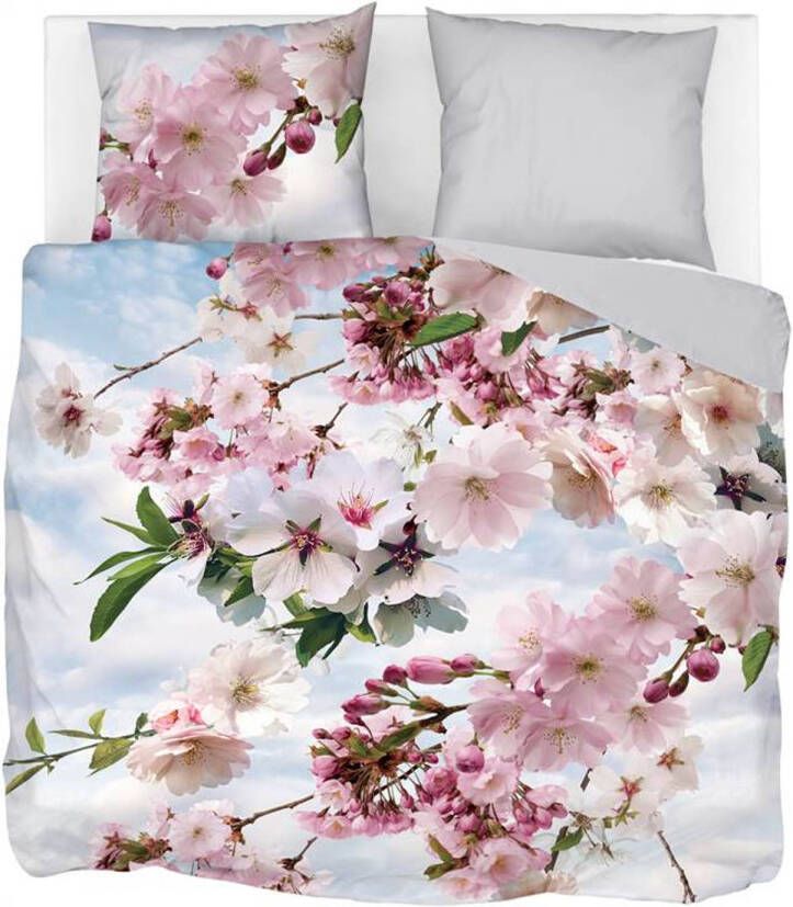 Snoozing Blossomtree Dekbedovertrek 2 persoons(200x200/220 Cm + 2 Slopen) Katoen Satijn Multi