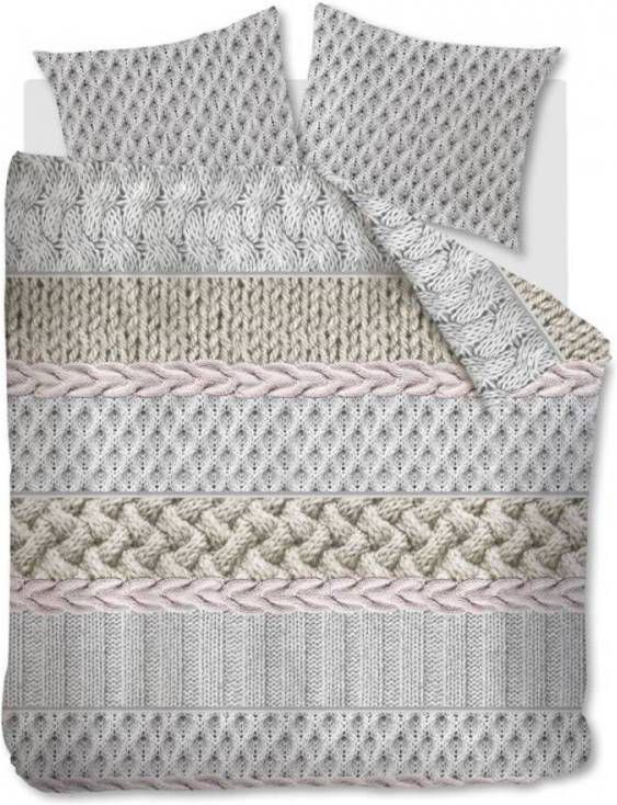 Snoozing Cardiff Flanel Dekbedovertrek Lits jumeaux(260x200/220 Cm + 2 Slopen) Flanel Soft Pink