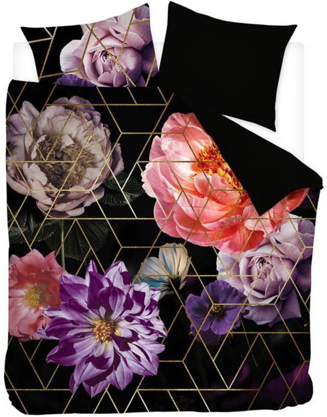 Snoozing Emma Flanel Dekbedovertrek Tweepersoons 200x200/220 Cm Multi Kleur