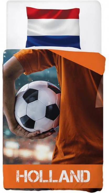 Snoozing Holland Dekbedovertrek Eenpersoons 140x200/220 Cm + 1 Kussensloop 60x70 Cm Oranje