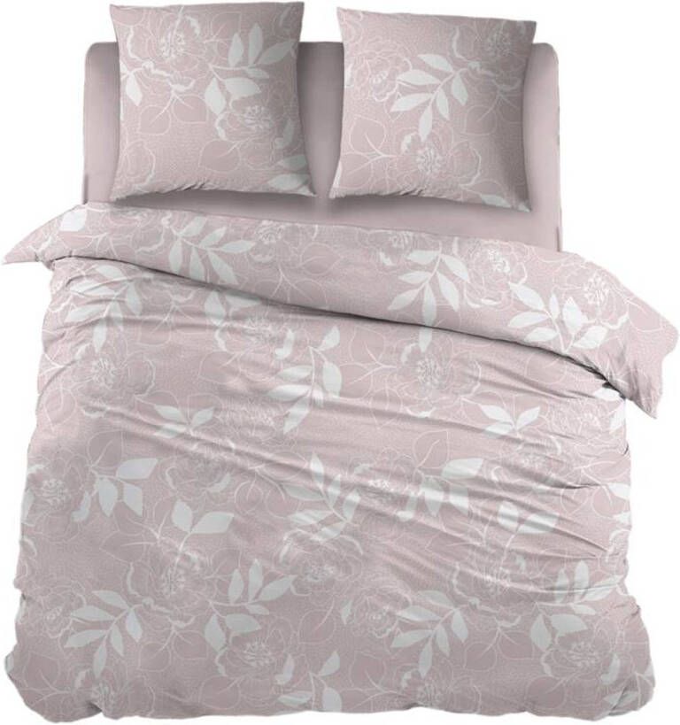 Snoozing Patricia Dekbedovertrek Lits jumeaux(270x200/220 Cm + 2 Slopen) Katoen Pink