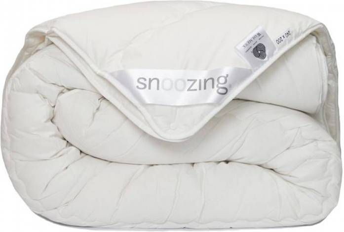 Snoozing Texel Wol 4 seizoenen Dekbed Eenpersoons 140x220 Cm Wit