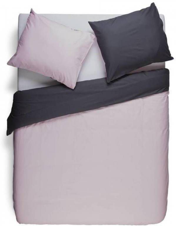 Snoozing Two Tone Dekbedovertrek 1 persoons(140x200/220 Cm + 1 Sloop )