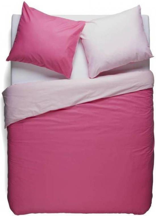 Snoozing Two Tone Dekbedovertrek 1 persoons(140x200/220 Cm + 1 Sloop )