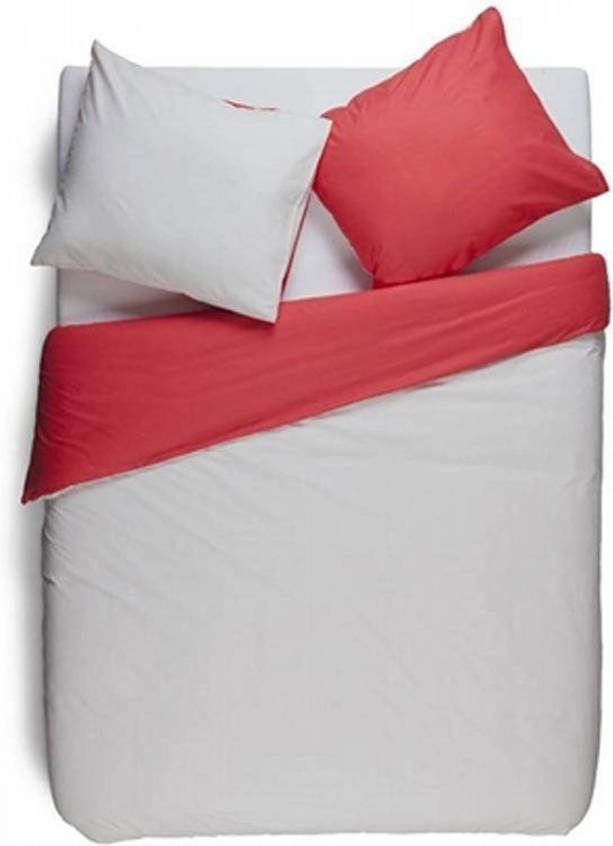 Snoozing Two Tone Dekbedovertrek 2 persoons(200x200/220 Cm + 2 Slopen )