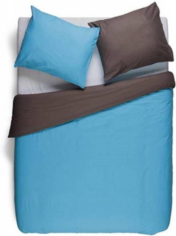 Snoozing Two Tone Dekbedovertrek 2 persoons(200x200/220 Cm + 2 Slopen )