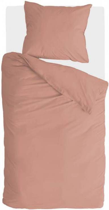 Walra Soft Structure dekbedovertrek 1-persoons (140x200/220 cm + 1 sloop) Katoen Terra