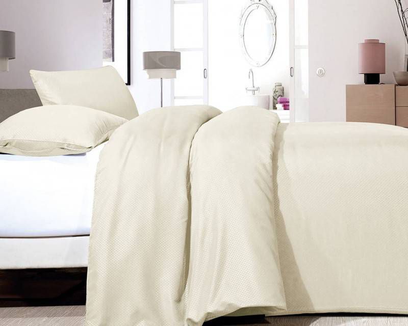 Zensation Satin Point Cream Dekbedovertrek 2 persoons(200 Cm )