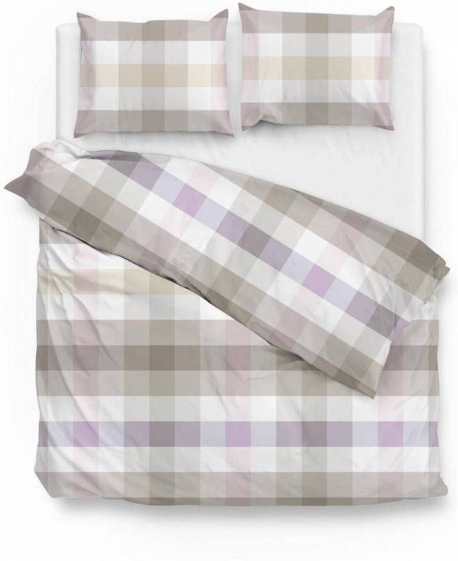 Zo Home Dekbedovertrek Katoen Sade Lila 240x200/220cm