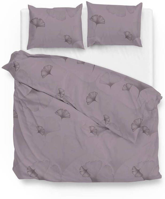 Zo Home Zo!home Jennifer Dekbedovertrek 2 persoons(200x200/220 Cm + 2 Slopen) Katoen Mauve