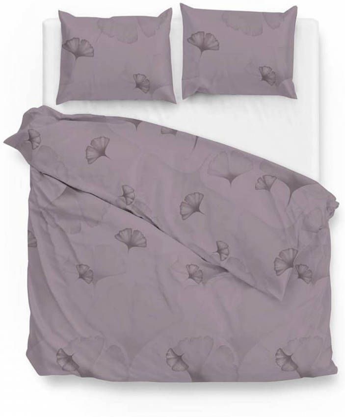 Zo Home Zo!home Jennifer Dekbedovertrek Lits jumeaux(240x200/220 Cm + 2 Slopen) Katoen Mauve