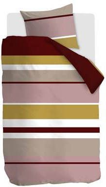 Ambiante Dekbedovertrek Andy Red lits jumeaux(240 X 200/220 Cm )
