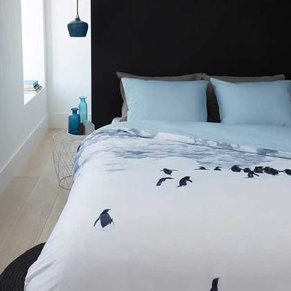 Ambiante Poul Dekbedovertrek Lits jumeaux(240x200/220 Cm + 2 Slopen) Microvezel Grey