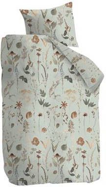 Ariadne at Home Flore Dekbedovertrek 140 x 200/220 cm Groen