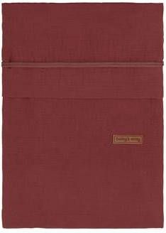 Baby's Only Dekbedovertrek Breeze Stone Red 100x135 cm