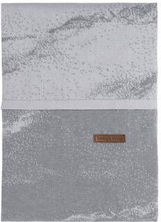 Baby's Only Dekbedovertrek Marble Grijs/Zilvergrijs 100x135 cm