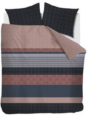 Beddinghouse Dekbedovertrek Kyle Blue lits jumeaux(240 X 200/220 Cm )