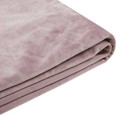 Beliani Fitou Bekleding Voor Bedframe roze fluweel