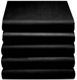 Cinderella Basic Percaline Katoen Hoeslaken 100% Percaline Katoen Lits jumeaux(180x220 Cm) Black