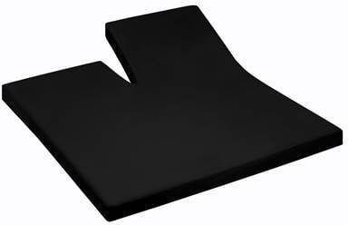 Cinderella Topper Hoeslaken Enkele Split(Tot 15cm) Jersey 180x200/210cm Zwart