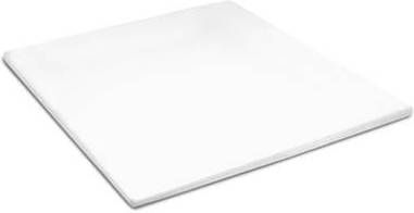 Cinderella Katoen satijn Topper Hoeslaken 100% Katoen satijn Lits jumeaux(160x200 Cm) White