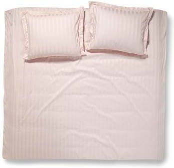 Damai Linea Dekbedovertrek Lits jumeaux(240x200/220 Cm + 2 Slopen) Katoen Satijn Blush