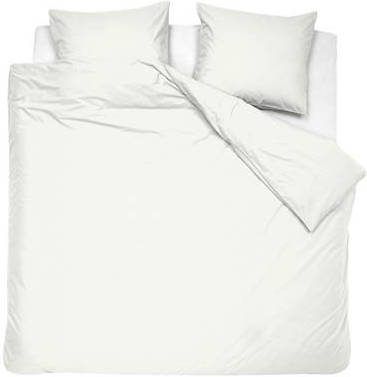 Damai Organic Satijn Dekbedovertrek 2 persoons(200x200/220 Cm + 2 Slopen) Katoen Satijn Ivory