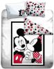 Disney Minnie en Mickey Mouse Dekbedovertrek Kiss 140x200/220 online kopen