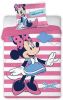 Disney Minnie Mouse Stripes Baby Dekbedovertrek 100 X 135 Cm Roze online kopen