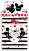 SimbaShop Dekbedovertrek Disney Minnie Mouse Stripe Eenpersoons 140x200 Cm Multi online kopen