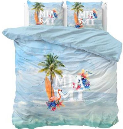 Dreamhouse Dekbedovertrek Miami Summer Strand Flamingo Met
