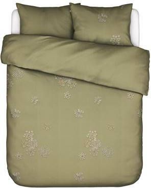 Essenza katoenen dekbedovertrek lits jumeaux Dried Moss(dekbedovertrek 240x220 cm )