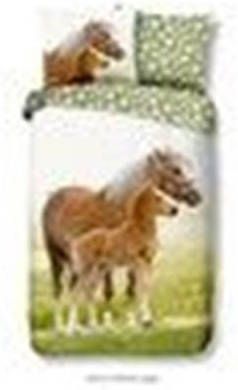 Good Morning Young Dekbedovertrek Katoen 1 persoons(140x200/220 Cm + 1 Sloop) Groen