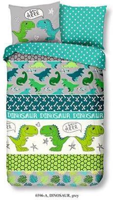 Good Morning Kinderdekbedovertrek Dinosaur 140x200/220 cm