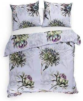 Heckett Lane Dekbedovertrek Flanel Bing Frost Blue 260x200/220cm