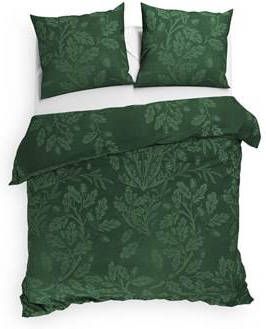 Heckett Lane Dekbedovertrek Flanel Boas Halo Green 200x200/220cm