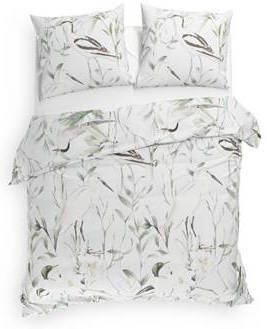 Heckett Lane Dekbedovertrek Flanel Raven Frost Blue 200x200/220cm
