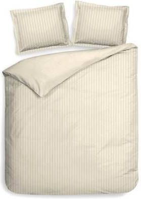 Heckett & Lane Dekbedovertrek Banda Gebroken Wit Lits jumeaux Xl 260x200/220 Cm