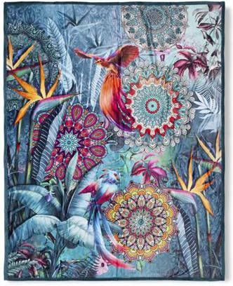 hip Plaid Lovise met mandala en vogels