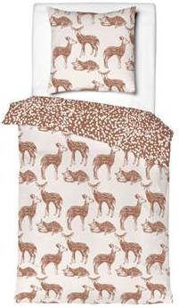 Mistral Home Dekbedovertrek kinderen 100% katoen 140x200+65x65cm Bambi