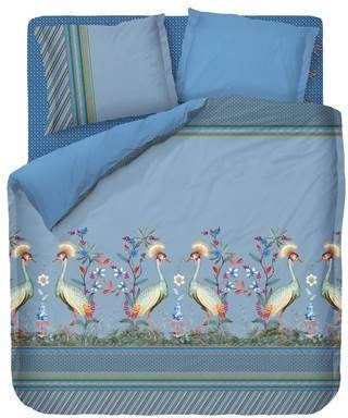 Pip Studio Flirting Birds Dekbedovertrek 260 x 200/220 cm Blauw