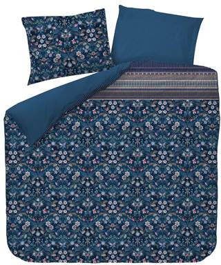 Pip Studio Mirrorama Dekbedovertrek 200 x 200/220 cm Donkerblauw