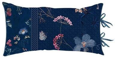 Pip Studio Tokyo Bouquet Sierkussen 35 x 60 cm Donkerblauw