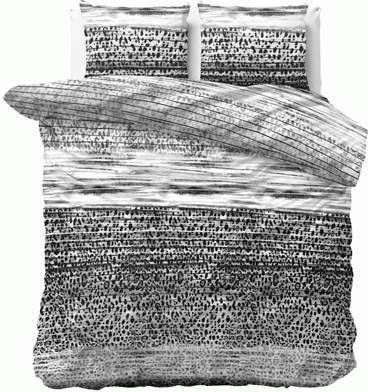 Sleeptime Dekbedovertrek Pantherprint Panther Style Met Knoopsluiting, Incl. Kussenslopen Grijs