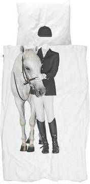 SNURK Amazone dekbedovertrek 100% percaline katoen Lits-jumeaux (240x200/220 cm + 2 slopen) White